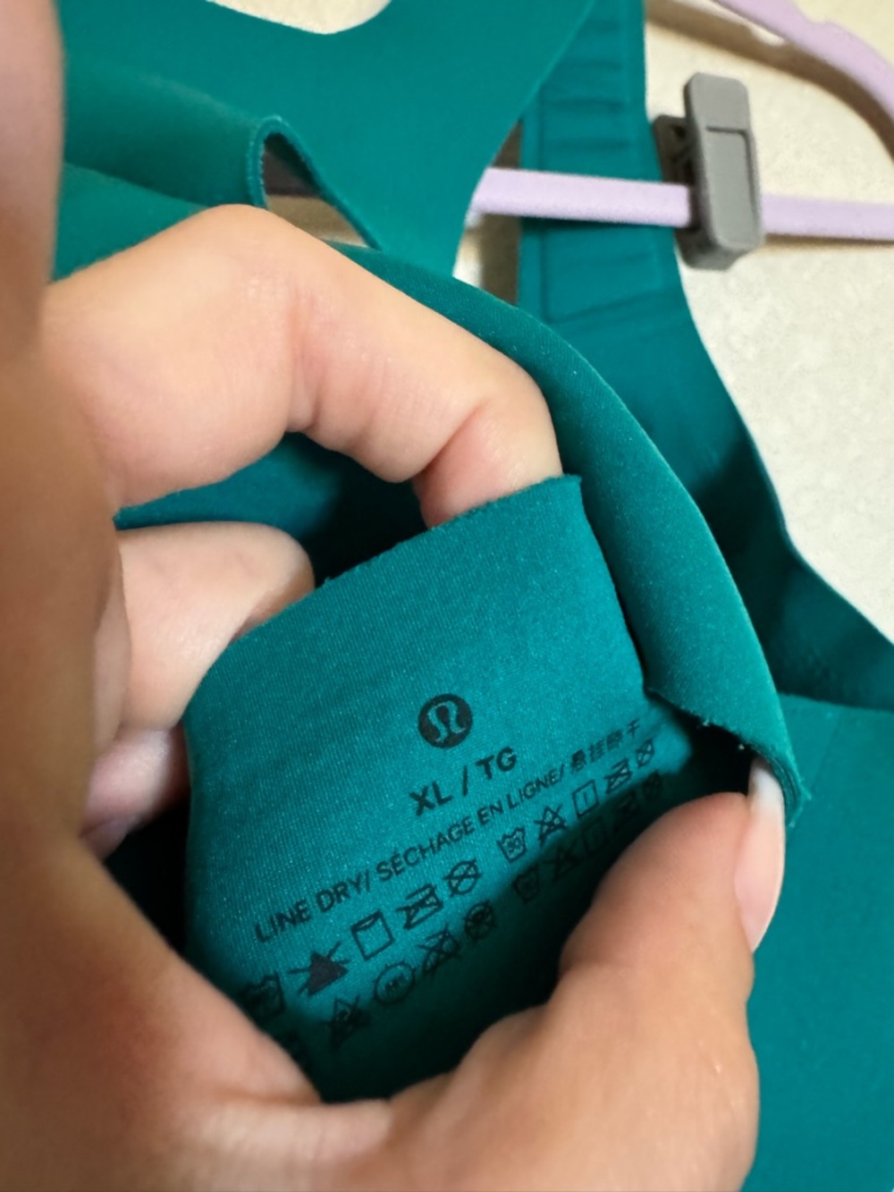 lululemon athletica Teal Green Racerback Sports Bra - Picture 7 of 7
